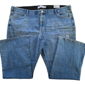 Sonoma Bootcut Jeans Women 24W Medium Wash No-Gap Waist Shape Retention Plus NWT